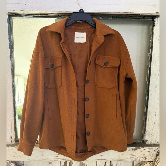 Thread & Supply Camel Shacket - Picture 1 of 9